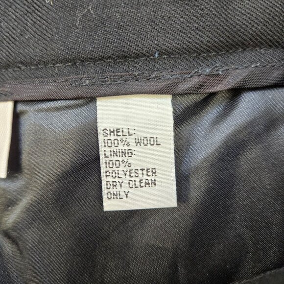 Talbots Woman 100% Wool Tapered Leg Trouser Pants Size 16W - Picture 6 of 6